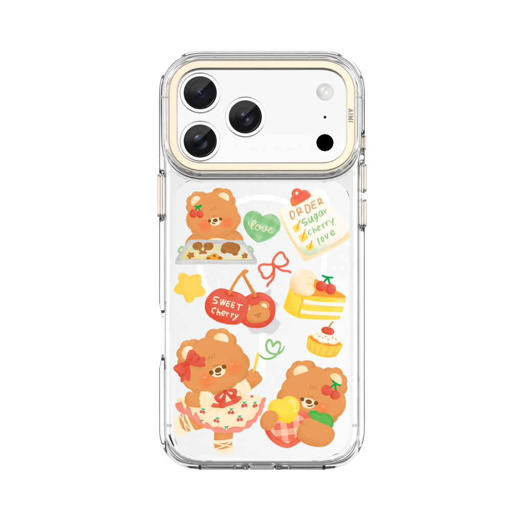 AIMI x Toodaybusy Cherry Beary Canival Phone Case